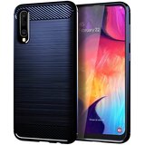 IZMAEL.eu Futrola Carbon Shield TPU za Samsung Galaxy M30 - Tamno plava | shoptok.hr