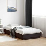  Okvir za krevet crni 90 x 190 cm od konstruiranog drva | Eponuda.ba