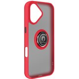 AVIZAR Ovitek za iPhone 17 z obročastim stojalom in magnetnim nastavkom, Rdeča, (5000189478) | Shoptok.si