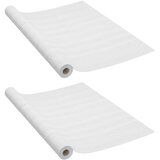  Samoljepljive folije za namještaj 2 kom bijele 500 x 90 cm PVC | shoptok.hr