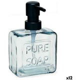  Dozator za Sapun Pure Soap 250 ml Kristal Crna Plastika (12 kom.) | shoptok.hr