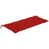 Sklopiva vrtna klupa s jastukom 118 cm od bambusa | shoptok.hr
