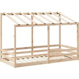  Dječji krevet s krovom 100 x 200 cm od masivne borovine | shoptok.hr