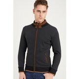 Dewberry 1021 MEN'S SWEATSHIRT-FISHBACK ANTHRACITE | shoptok.hr