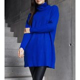 Gemre Long Blue Soft Turtleneck Sweater Kali | Shoptok.si