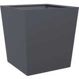 Maison Chic Vrtno korito - Greda - Cvetlični Lonec antracit 50x50x50 cm jeklo, (21790314) Cene