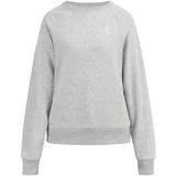 DreiMaster Maritim Sweater majica 'Bridgeport' siva melange / bijela