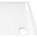  Podloga za tuširanje s točkicama bijela 80 x 120 x 4 cm ABS | shoptok.hr