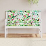  Jastuci za vrtnu klupu 2 kom višebojni 120x50x7 cm od tkanine | shoptok.hr
