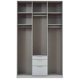 Rauch Möbel omara s klasičnimi vrati, siva | Shoptok.si