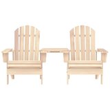  Vrtne stolice Adirondack od masivne jelovine sa stolićem | shoptok.hr