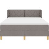 Box Spring Krevet s Madracem - Taupe 140x200 cm Tkanina | shoptok.hr