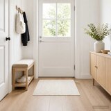  Tepih Krem 100 x 100 cm 100% poliester 3 mm Mogu se prati | shoptok.hr