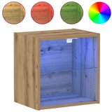 vidaXL Plutajuća polica Masivni hrast 40x28,5x40 cm Konstruirano drvo | shoptok.hr