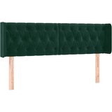  Uzglavlje s ušima tamnozeleno 147x16x78/88 cm baršunasto | Eponuda.com