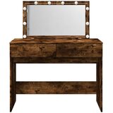  Toaletni stolić LED boja dimljenog hrasta 100 x 40 x 120 cm | Eponuda.com