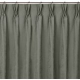  Curtain MILANA color gray style classic flex 9.5 cm with double pleat chenille 560x175 HOMEDE | shoptok.hr
