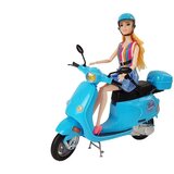  Punčka za igro na roza skuterju - 27 cm | Shoptok.si