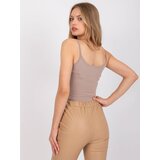 BASIC Feel Good Top-RV-TP-7540.04-dark beige | Shoptok.si