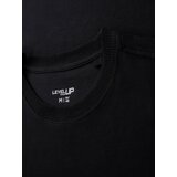 Ombre Men's cotton t-shirt with pocket - black | Shoptok.si
