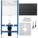 Rea Ugradbeni (podžbukni) okvir za WC školjku T Black | shoptok.hr