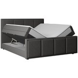 MID.YOU POSTELJA BOXSPRING 180 cm x 200 cm , kovina, umetna masa, tekstil, karton, leseni material antracit | Shoptok.si