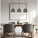  Luster na sajli MIRROR 3xE27/14W/230V u zadimljenoj crnoj boji | Eponuda.com
