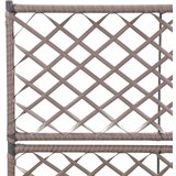  Sadilica s rešetkom i 2 posude 58x30x107 cm od poliratana smeđa | shoptok.hr