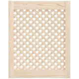  Vrata za ormarić rešetkasti dizajn 2 kom 49,5x61,5 cm borovina | shoptok.hr