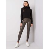 RUE PARIS Leggings-RV-LG-6007.11-dark khaki | ePonuda.com