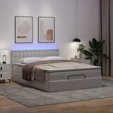  Otomanski krevet s madracima i LED 140x200cm umjetna koža | shoptok.hr