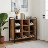  Ormar za cipele 85 x 39,5 x 75 cm Konstruirano drvo Staro drvo | shoptok.hr