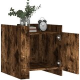  Noćni ormarić dimljena boja hrasta 45x50x50cm konstruirano drvo | shoptok.hr