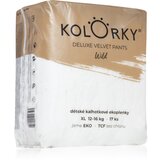 Kolorky Deluxe Velvet Pants Wild hlačne plenice za enkratno uporabo velikost XL 12-16 Kg 17 kos | Shoptok.si
