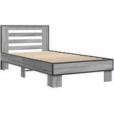  Okvir kreveta s uzglavljem Siva Sonoma 80 x 200 cm | shoptok.hr