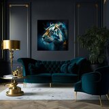 Dekorativna slika na platnu - premium art - tiger's mighty spirit