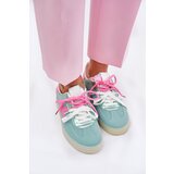Boto Low Women's Sports Shoes In Leopard Mint Pink Zelevelis | Shoptok.si