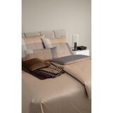 Joop! POSTELJNINA DIVIDED 140/200 cm mako saten rjava | Shoptok.si