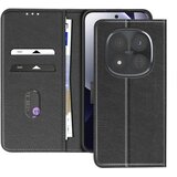 AVIZAR Denarnica etui Xiaomi Redmi Note 15 Pro Plus 5G Chesterfield Funkcija stojala, Črna, (5000189746) | Shoptok.si