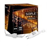  Svjetlosna zavjesa u obliku ledenih siga s 300 LED lampica | shoptok.hr