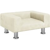  Krevet za pse krem 50x40x26,5 cm baršunasti | shoptok.hr