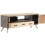 In TV omarica iz trdnega mangovega lesa in jekla 120x30x45 cm | Shoptok.si