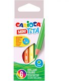 Carioca Carioca: Mini Tita 6-delni komplet barvnih svinčnikov odpornih na lome | Shoptok.si