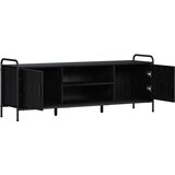  TV ormar 133 x 33 x 50 cm Crni hrast Konstruirano drvo | shoptok.hr
