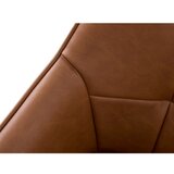 Unique Furniture Smeđe blagovaonske stolice u setu s naslonima za ruke 2 kom od umjetne kože Nolan Square – | shoptok.hr