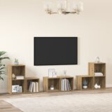 vidaXL Set TV stalka s policom s pohranom 6 pcs Konstruirano drvo | shoptok.hr