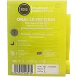 EXS Oral Latex Dams Flavoured Banana 1pc | shoptok.hr