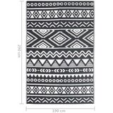Vanjski Zunanja preproga črna 190x290 cm PP, (20764552) | Shoptok.si