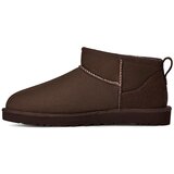 Ugg Snežke iz semiša Classic Ultra Mini rjava barva, 1137391.DDC | Shoptok.si