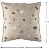 Wigiwama Svjetlo smeđi dječji jastuk za sjedenje od bouclé tkanine/od šenila Terrazzo Block – | shoptok.hr